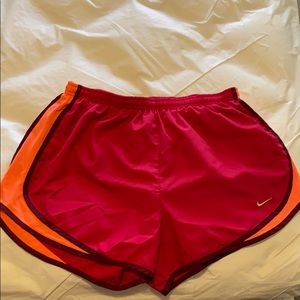 Pink & orange Nike shorts
